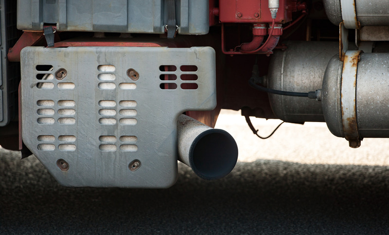 Exhaust pipe of truck