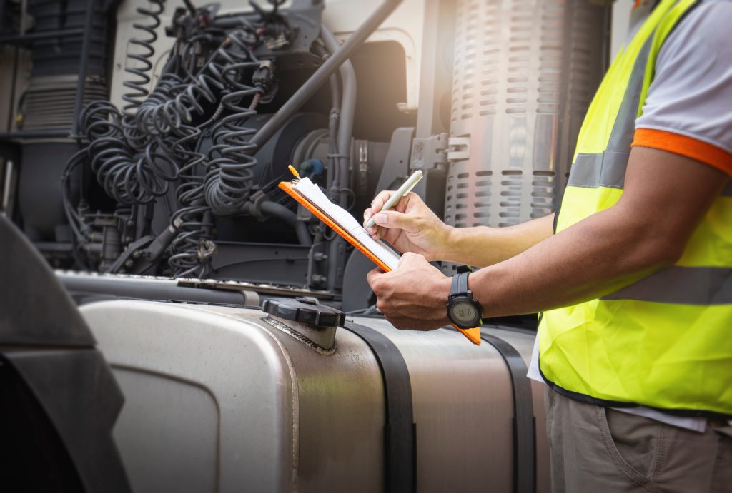 haulage vehicle inspection to prevent breakdowns